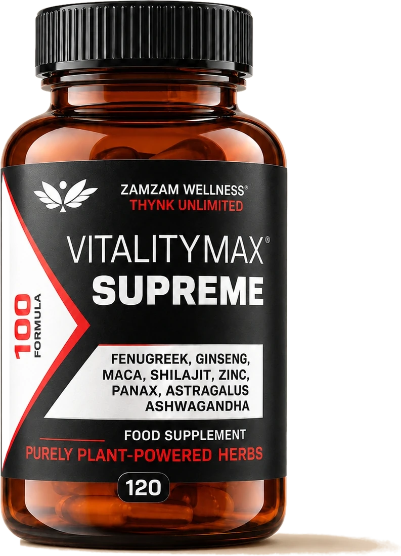 Vitality Max Supreme bottle, 120 vegan capsules
